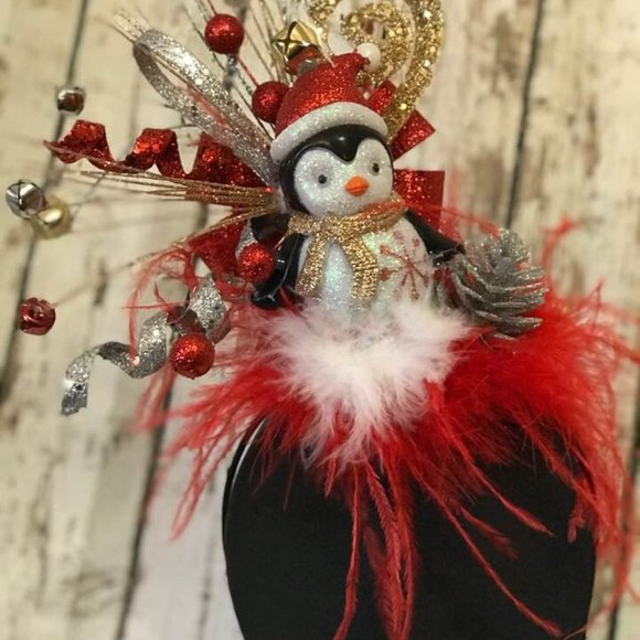 Christmas Penguin Headband Adult Christmas Christmas Tacky Christmas Party Ugly - Picture 2 of 7